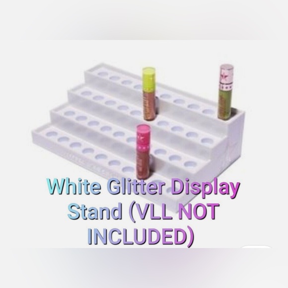 Jeffree Star ⭐️ White Glitter Lipstick Holder VLL Stand New - Picture 1 of 10